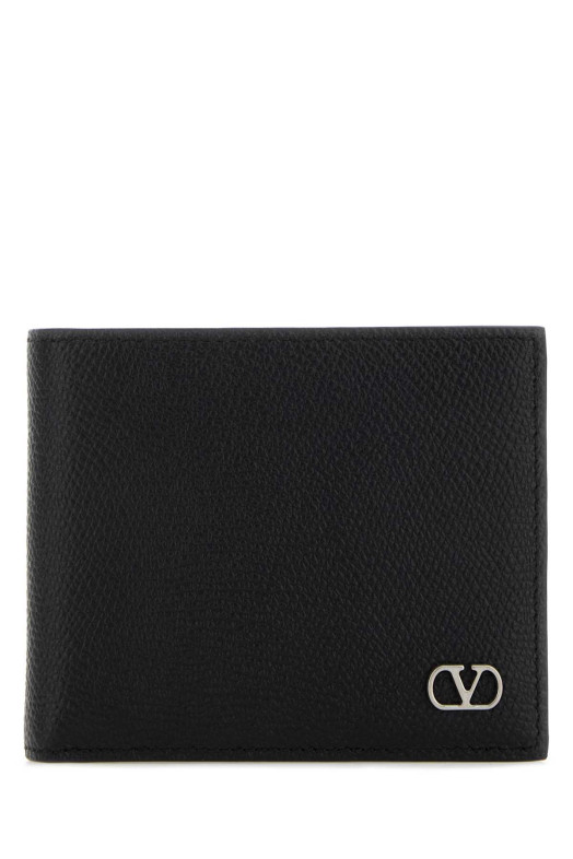 Black leather VLogo Signature wallet Black VALENTINO GARAVANI (7Y0P0AP3UAG)