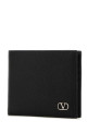 Black leather VLogo Signature wallet Black VALENTINO GARAVANI (7Y0P0AP3UAG)