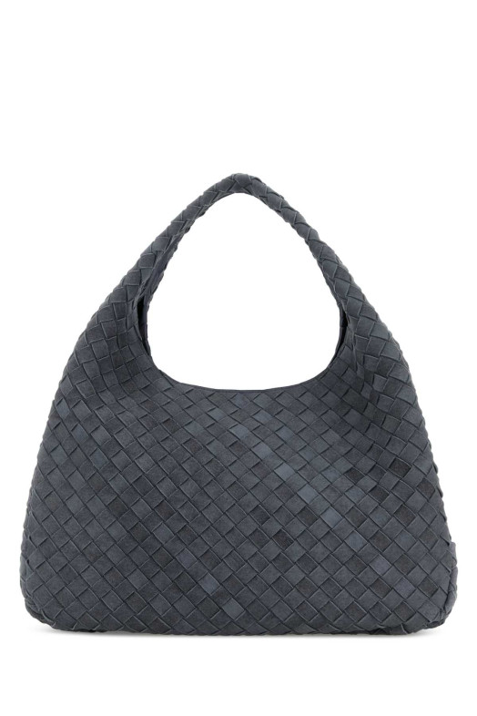 Air Force blue suede large Campana shopping bag BOTTEGA VENETA (844250V6FQ0)