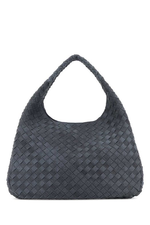 Air Force blue suede large Campana shopping bag BOTTEGA VENETA (844250V6FQ0)