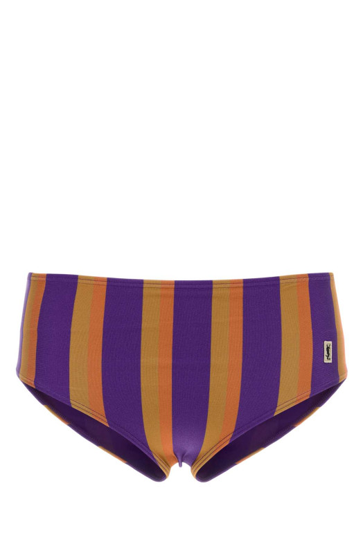 Slip in nylon stretch stampato SAINT LAURENT (859366Y38CZ)