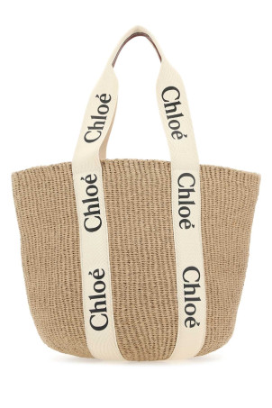 Multicolor raffia shopping bag Multicolor CHLOE (CHC22SS380G55)