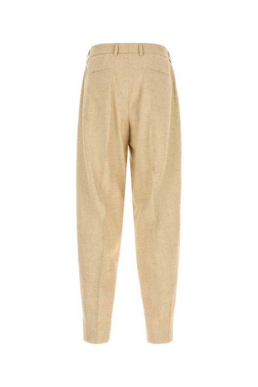 Sand tweed wide-leg pant DOLCE & GABBANA (GP10DTFUTDB)