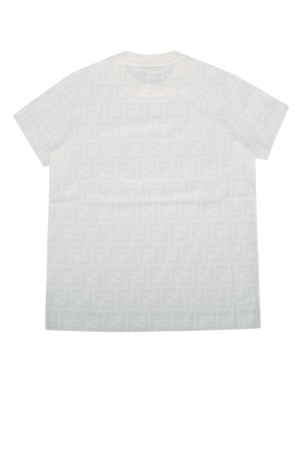 T-SHIRT JERSEY FF White FENDI KIDS (JUI181ATRV)