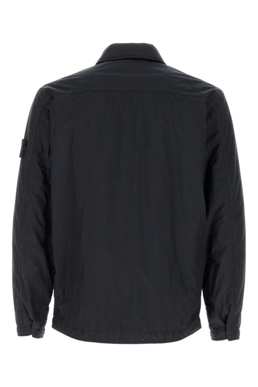 Midnight blue nylon jacket Black STONE ISLAND (L1S151200002S0A23)