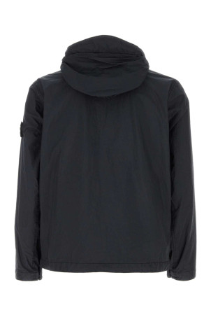 Midnight blue nylon jacket Black STONE ISLAND (L1S154100001S0A23)
