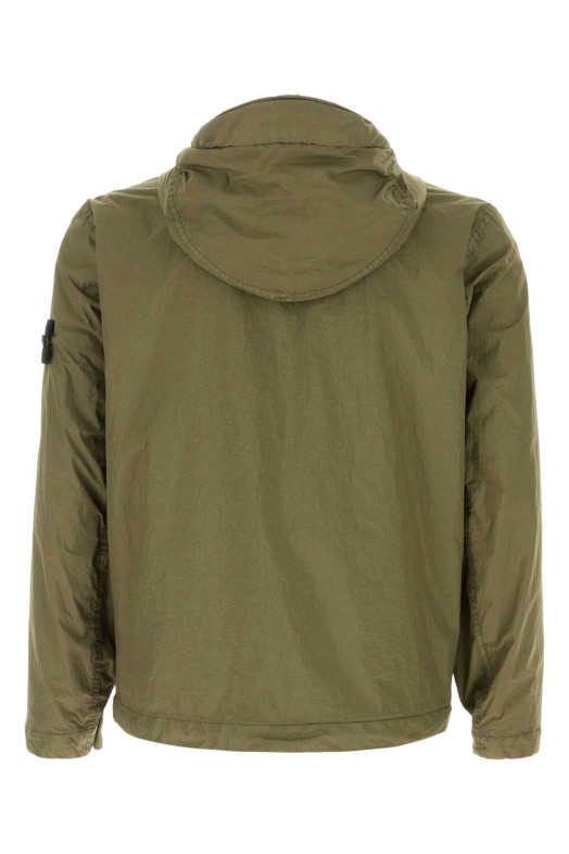 Army green nylon jacket STONE ISLAND (L1S154100001S0A23)