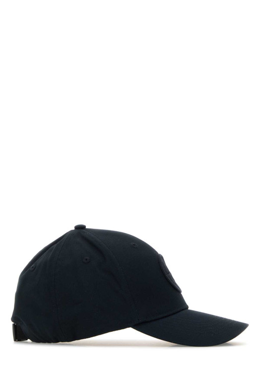 Midnight blue cotton baseball cap Black STONE ISLAND (L1S159100013S0248)