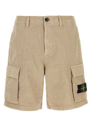 Beige nylon bermuda shorts STONE ISLAND (L1S15L100001S0069)
