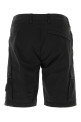 Black stretch cotton bermuda shorts Black STONE ISLAND (L1S15L100019S0A10)