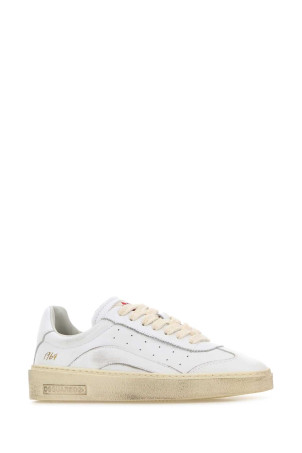 White leather Rider sneakers DSQUARED (SNW030111508296)