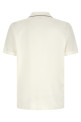 Logo patch polo shirt White