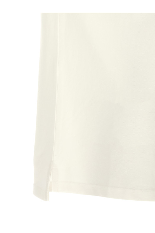 Logo patch polo shirt White