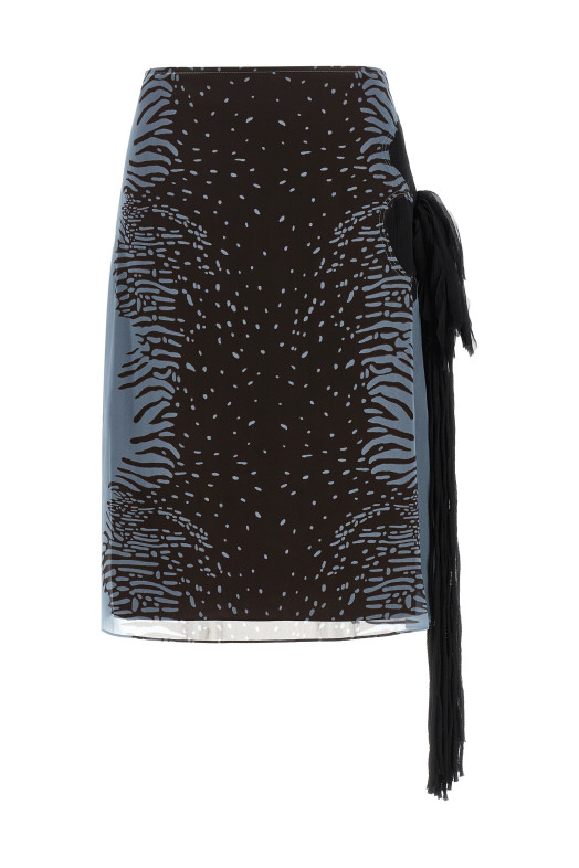 Georgette skirt Multicolor