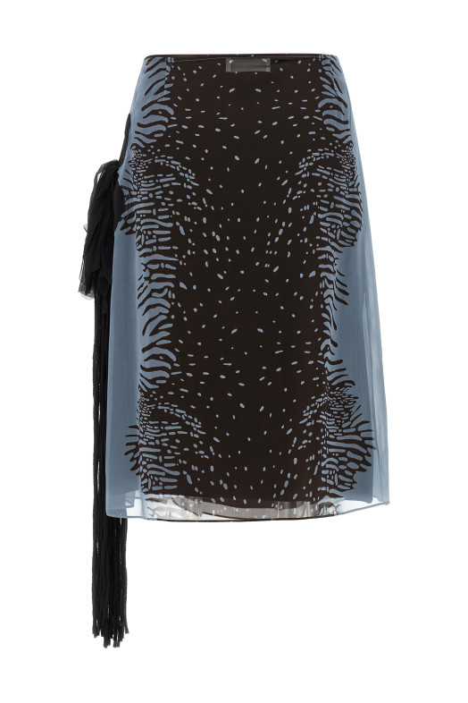 Georgette skirt Multicolor