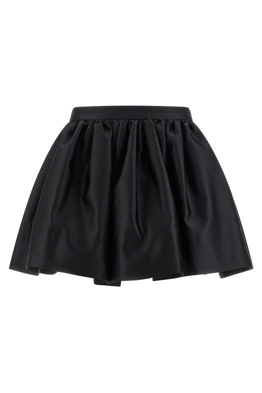 Satin skirt Black