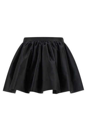 Satin skirt Black