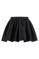 Satin skirt Black