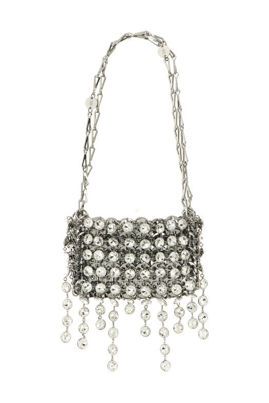 '1969 Strass Nano' shoulder bag Silver