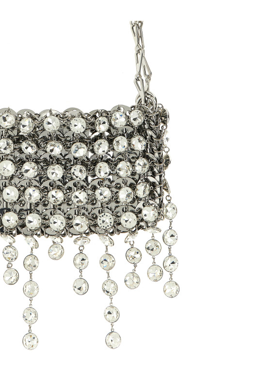 '1969 Strass Nano' shoulder bag Silver
