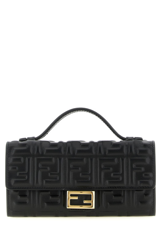 'Continental Baguette' wallet on chain Black