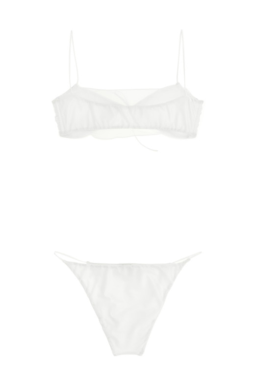 'Sporty Mesh' bikini White