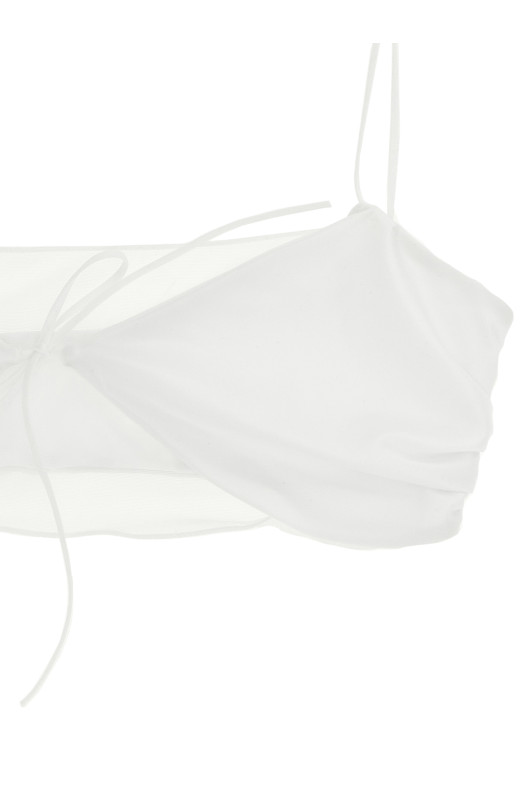 'Sporty Mesh' bikini White