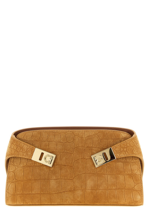 'Hug' mini crossbody bag Brown