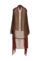 Chiffon cardigan Brown