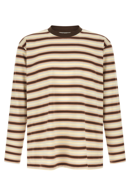 Gradient stripes t-shirt Multicolor