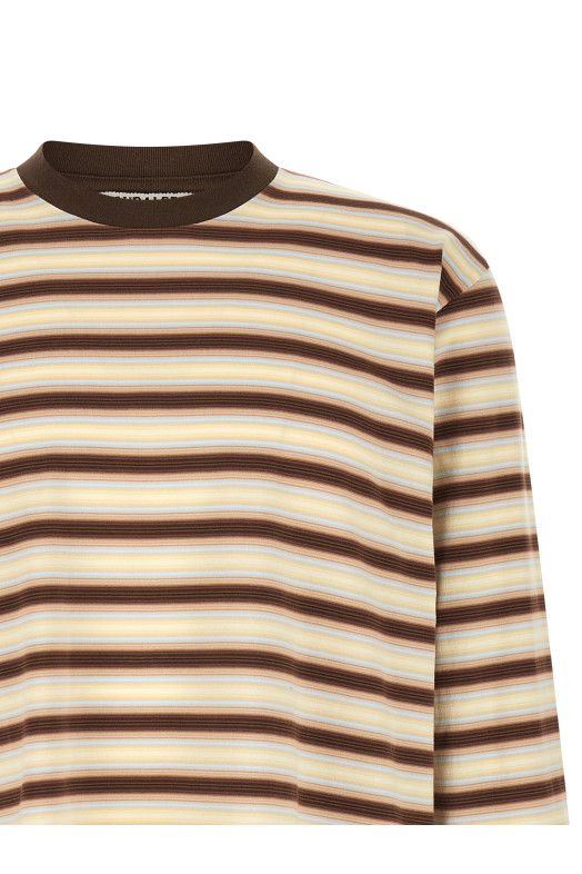 Gradient stripes t-shirt Multicolor