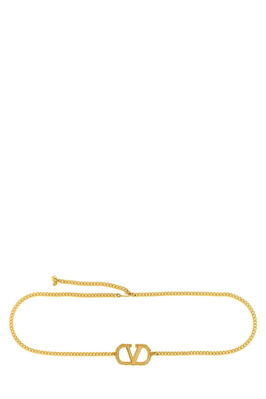 Valentino Garavani VLogo Signature belt Gold
