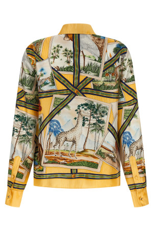 Шовкова сорочка, різнокольорова GUCCI 856090ZAUK67313