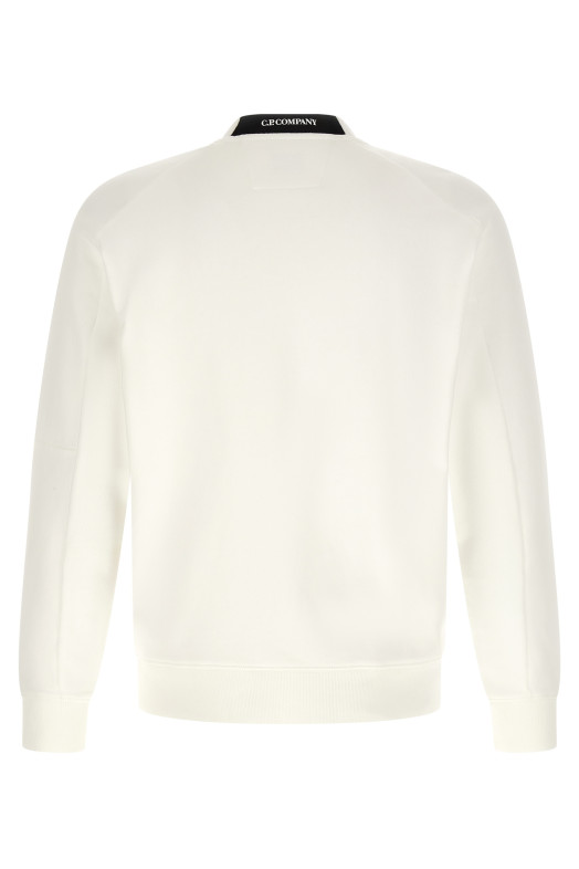 'Diagonal Raised' sweatshirt White