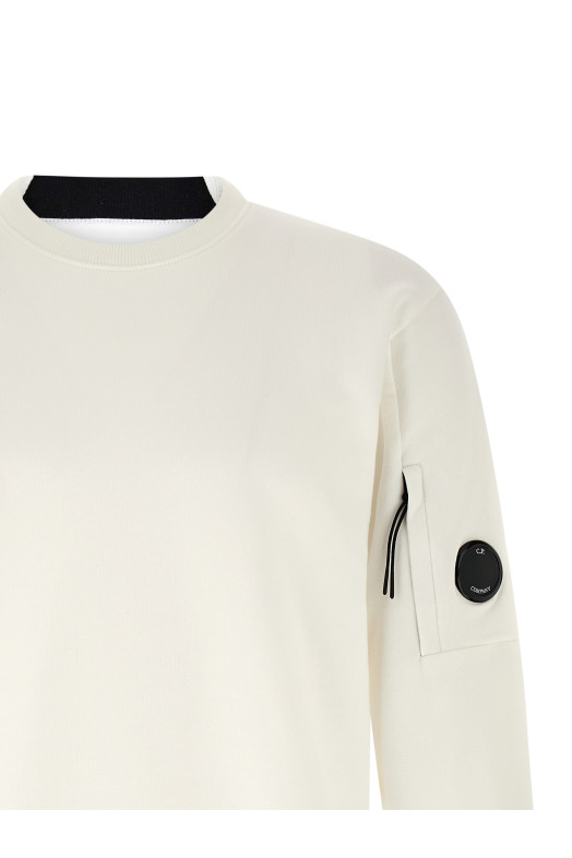 'Diagonal Raised' sweatshirt White