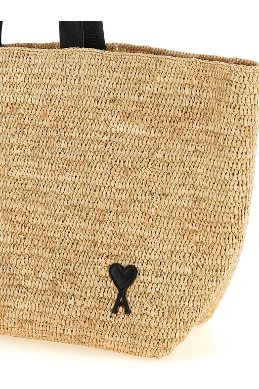 'Ami de Coeur' shopping bag Beige