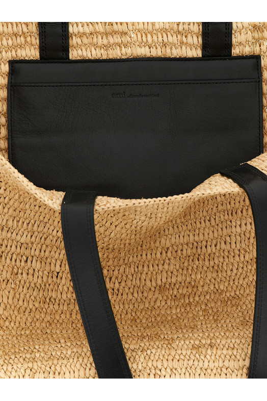 'Ami de Coeur' shopping bag Beige