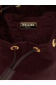 Сумка-ведро из ре-нейлона, бордового цвета PRADA 1NS369R067F0GCM