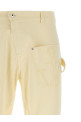 'Twisted workwear' pants Yellow