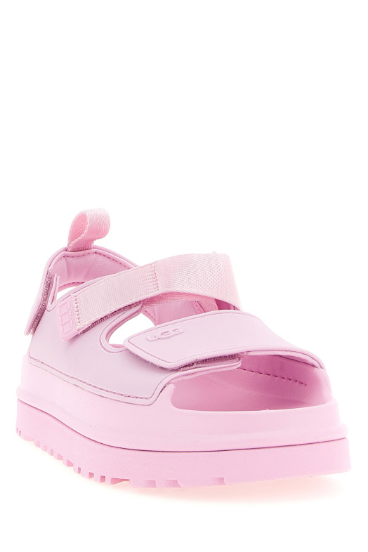 'GoldenGlow' sandals Pink