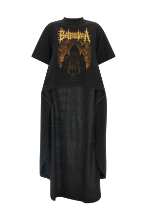 'Balenciaga Sacré Cœur' T-Shirt Black