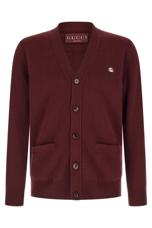 'Doppia G' sweater Bordeaux