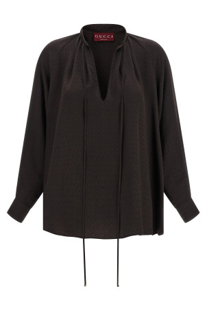 'Morsetto' shirt Brown