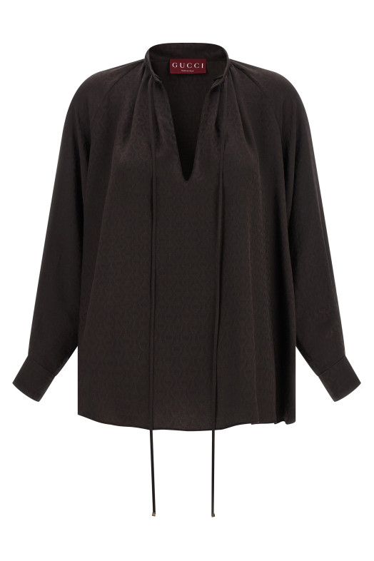 'Morsetto' shirt Brown