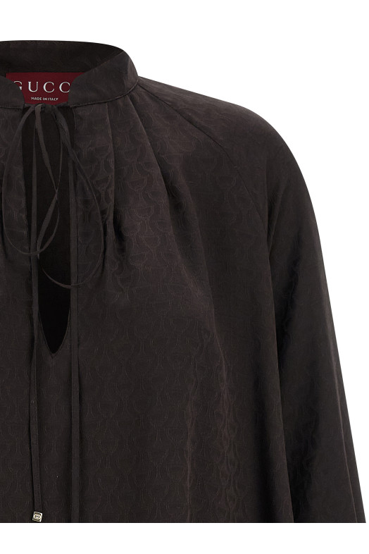 'Morsetto' shirt Brown