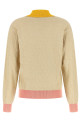 FF jacquard sweater Beige