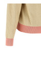 FF jacquard sweater Beige