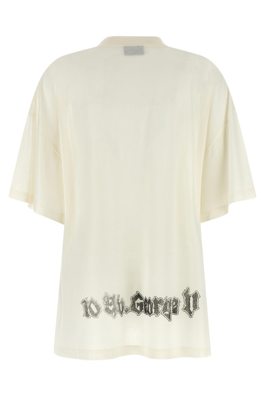 'Shaped Salon De Couture' T-shirt White