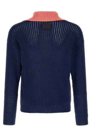 Cablé braided sweater Blue