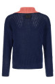 Cablé braided sweater Blue